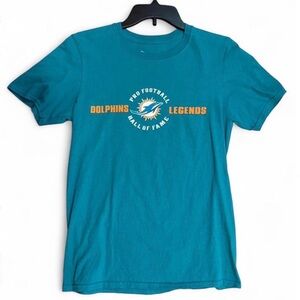 NFL Dolphins Pro Football Hall of Fame Shirt - Teal and Orange
